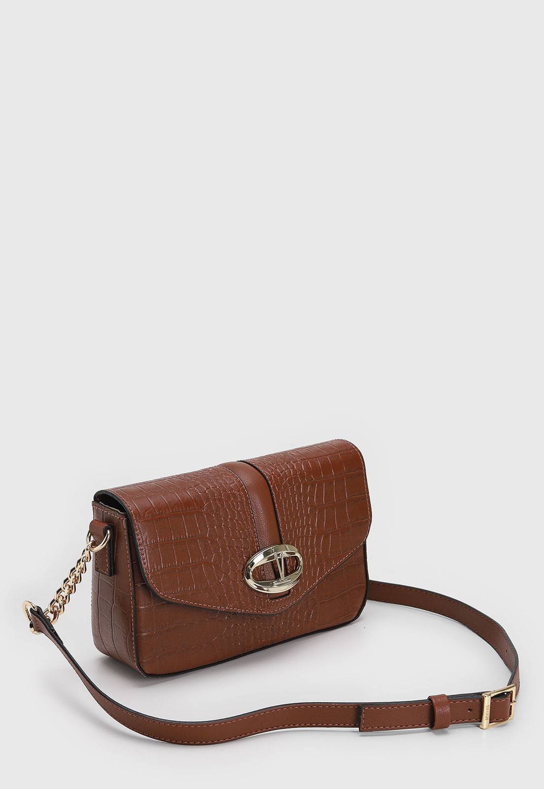 Bolsa Tiracolo Vizzano Alça Ajustável Marrom - Imagem 2