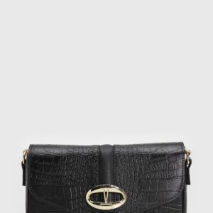 Bolsa Tiracolo Vizzano Alça Ajustável Preta