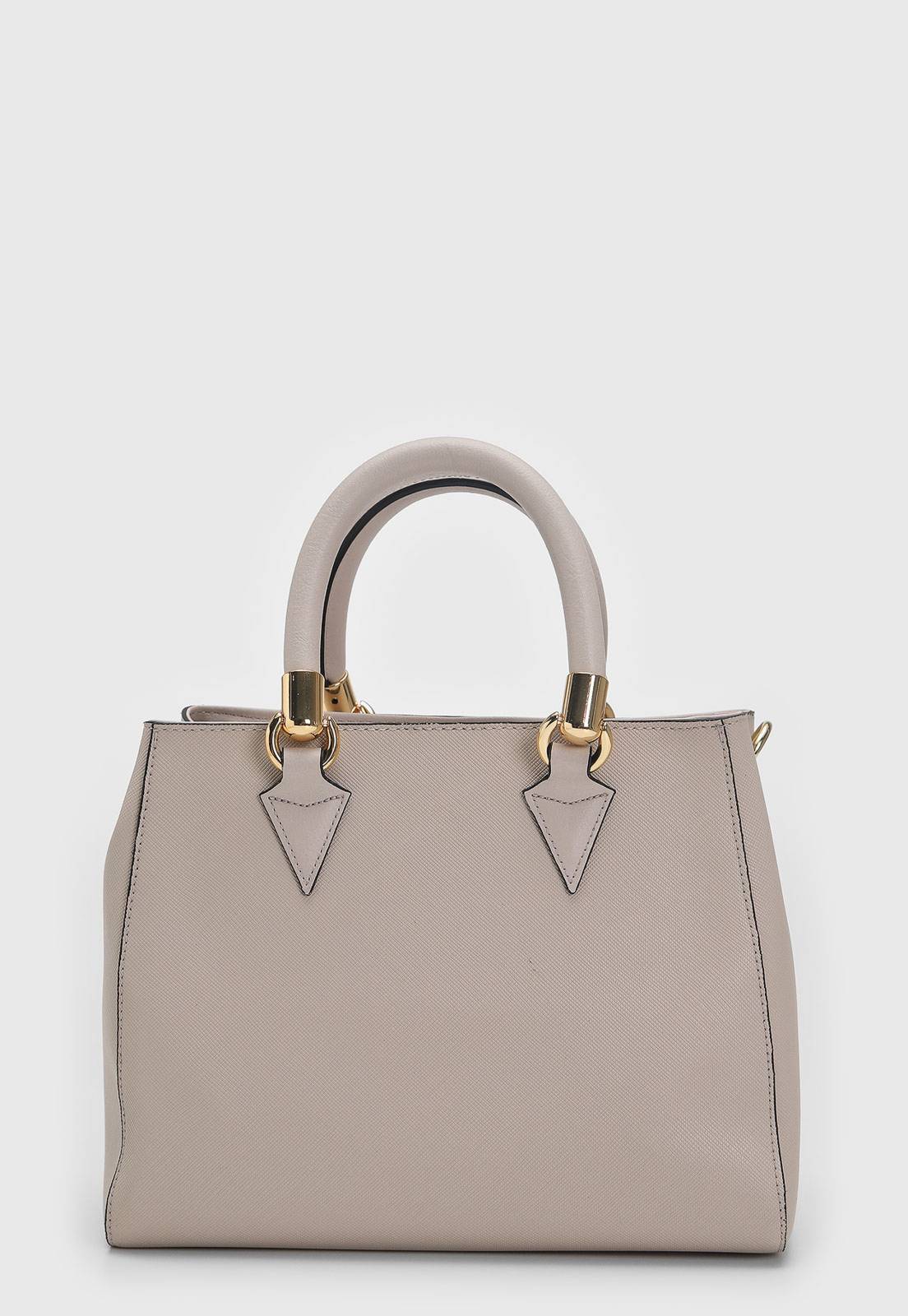 Bolsa Tiracolo Vizzano Alça Dupla Cinza - Imagem 3