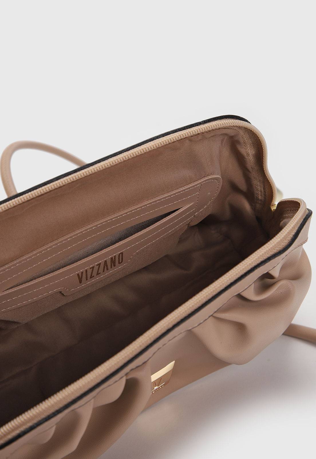 Bolsa Tiracolo Vizzano Pouch Bege - Imagem 5