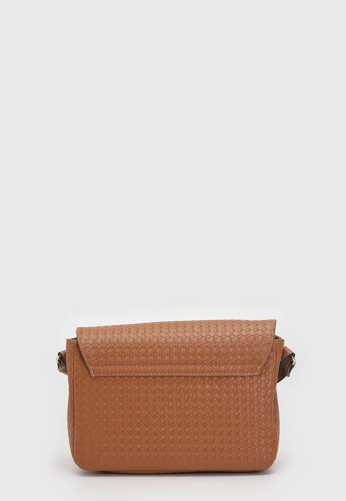 Bolsa Transversal Vizzano Alça Ajustável Preto | Caramelo | Off White - Imagem 8