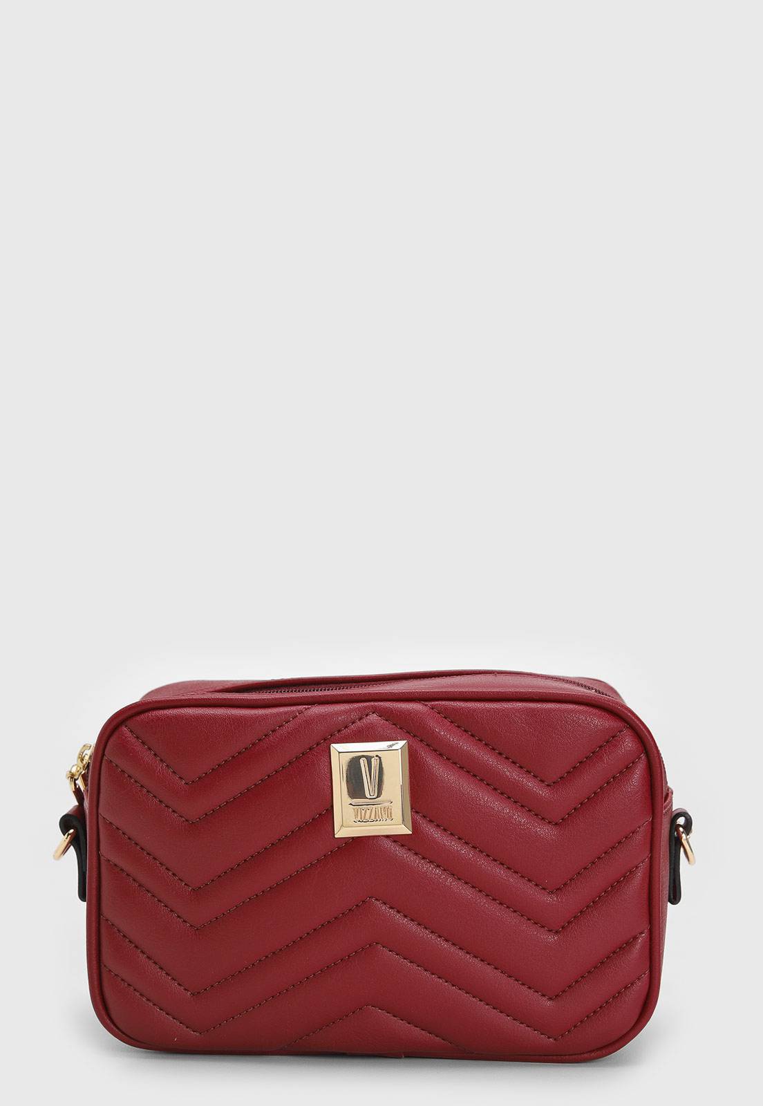 Bolsa Transversal Vizzano Alça Ajustável Vermelha