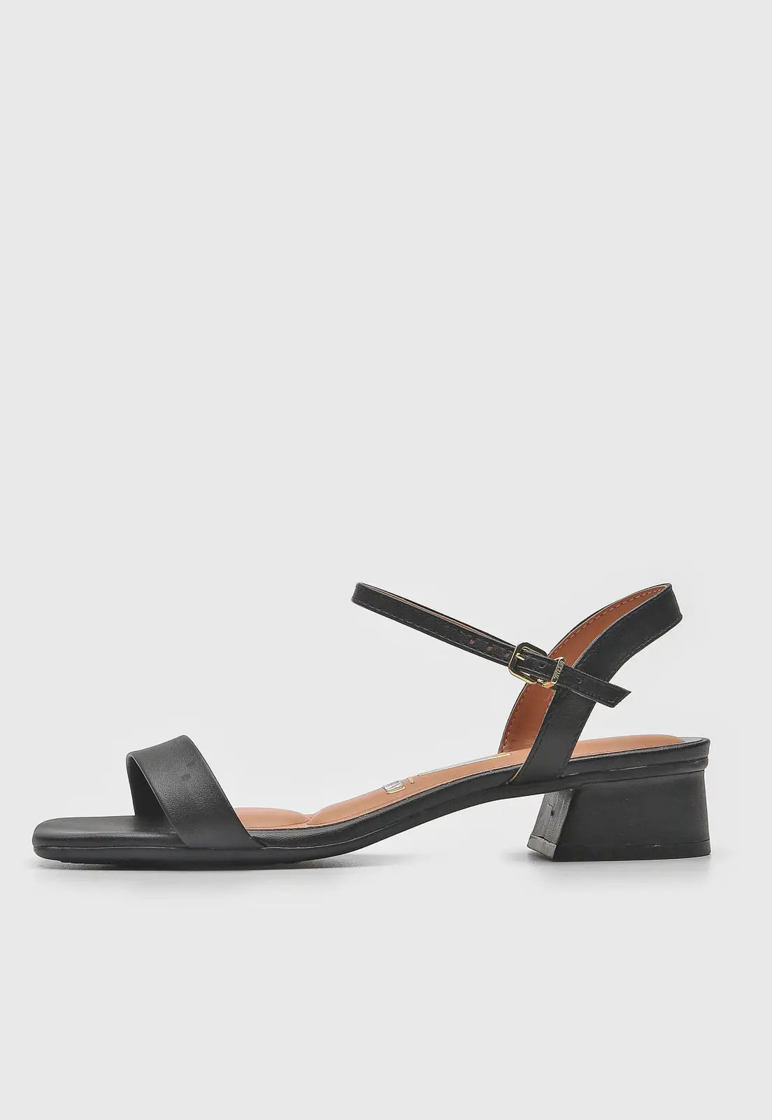 Sandália Vizzano Salto Grosso Preta