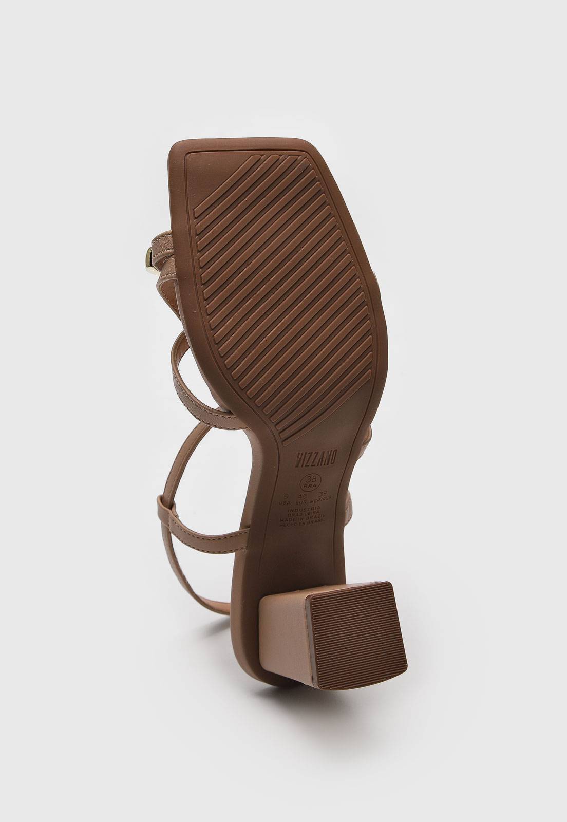 Sandália Vizzano Tira Cruzada Bege - Imagem 6