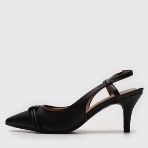 Scarpin Slingback Vizzano Aplicação Preto