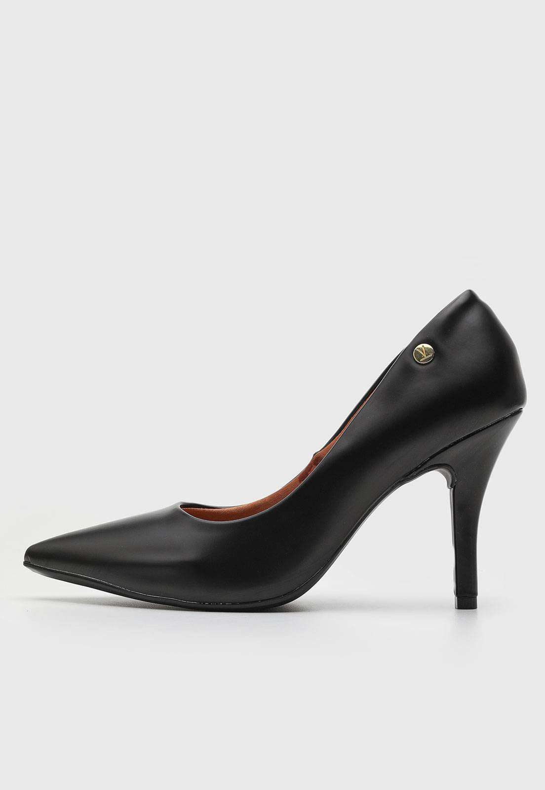 Scarpin Vizzano Liso Preto