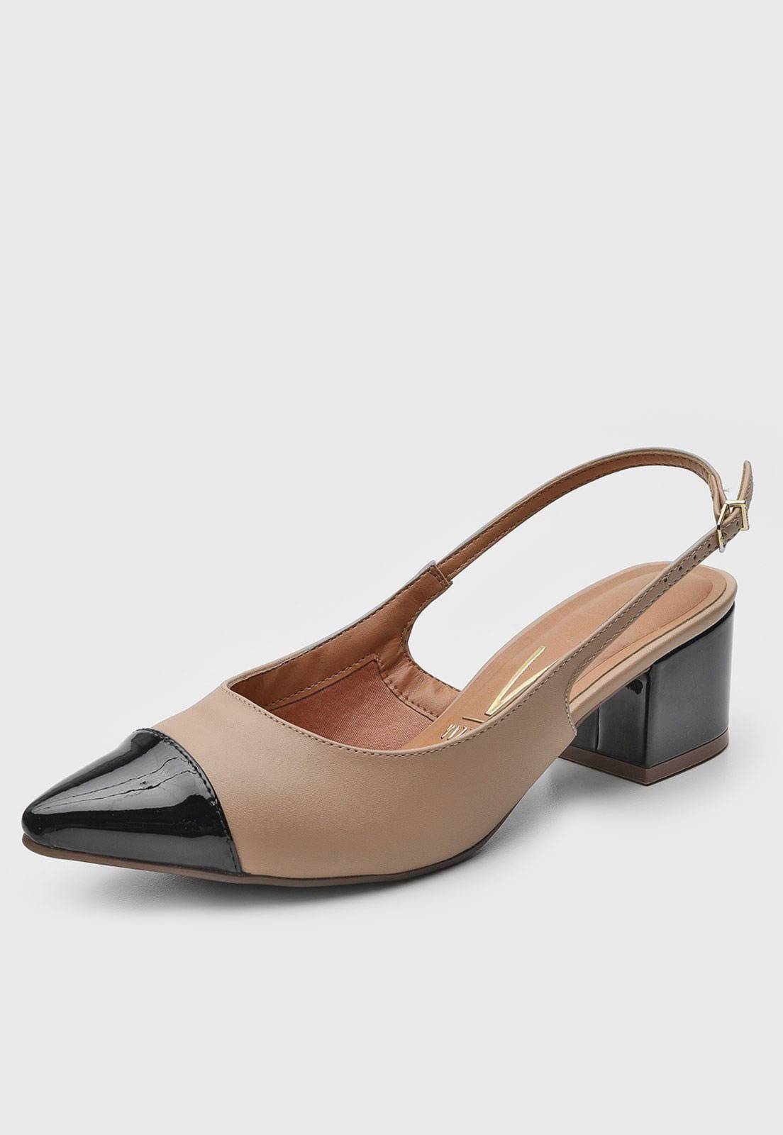 Scarpin Vizzano Slingback Bege