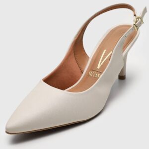 Scarpin Vizzano Slingback Off-White